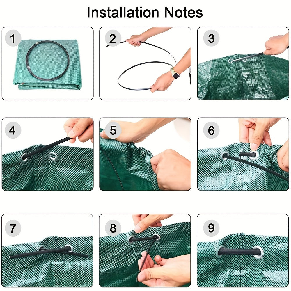 1x Heavy Duty Reusable Garden Bags, Garden 300LWith Handles