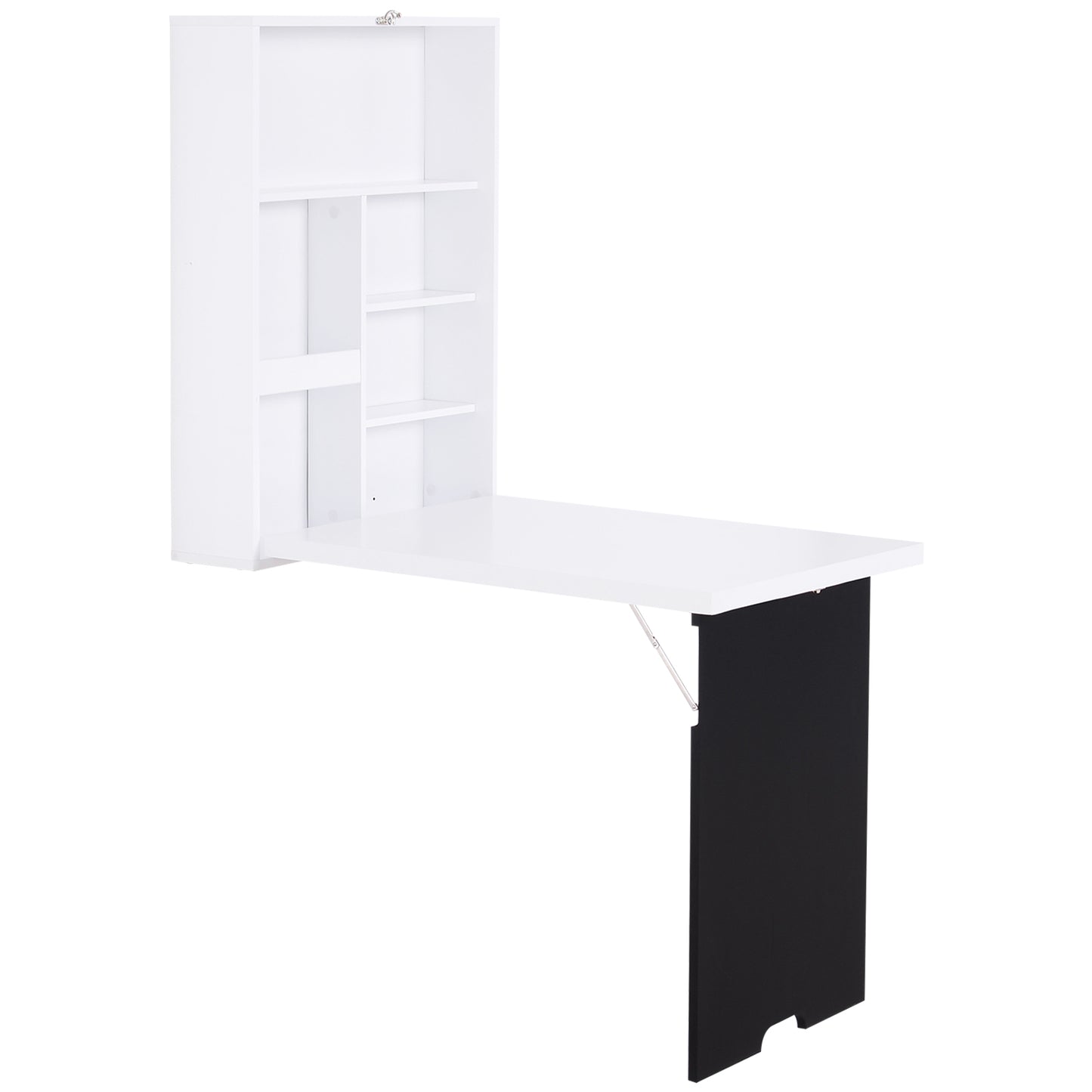 Folding Wall-Mounted Drop-Leaf Table