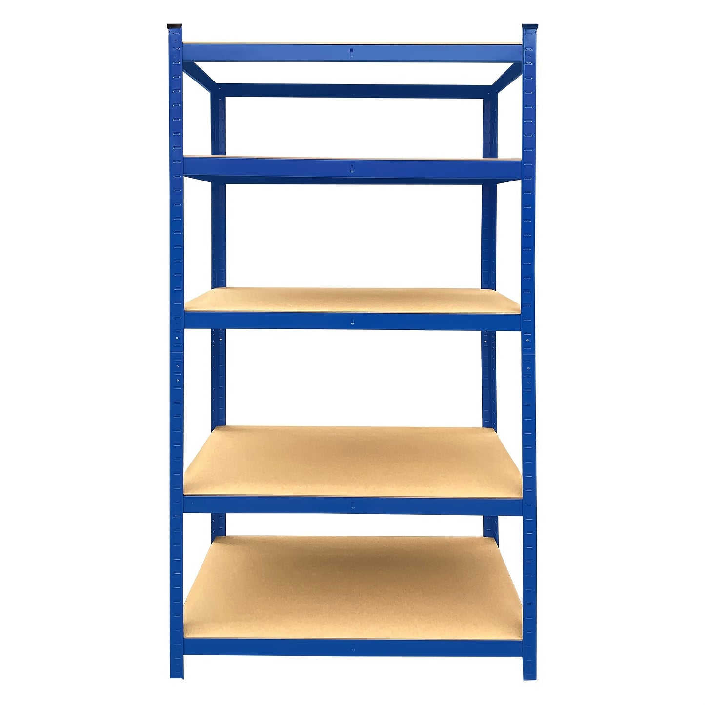 Heavy-Duty 5 Tier Blue Metal Garage Shelving Unit – 875kg Capacity Storage Rack for Home, Kitchen, Utility Room & Warehouse