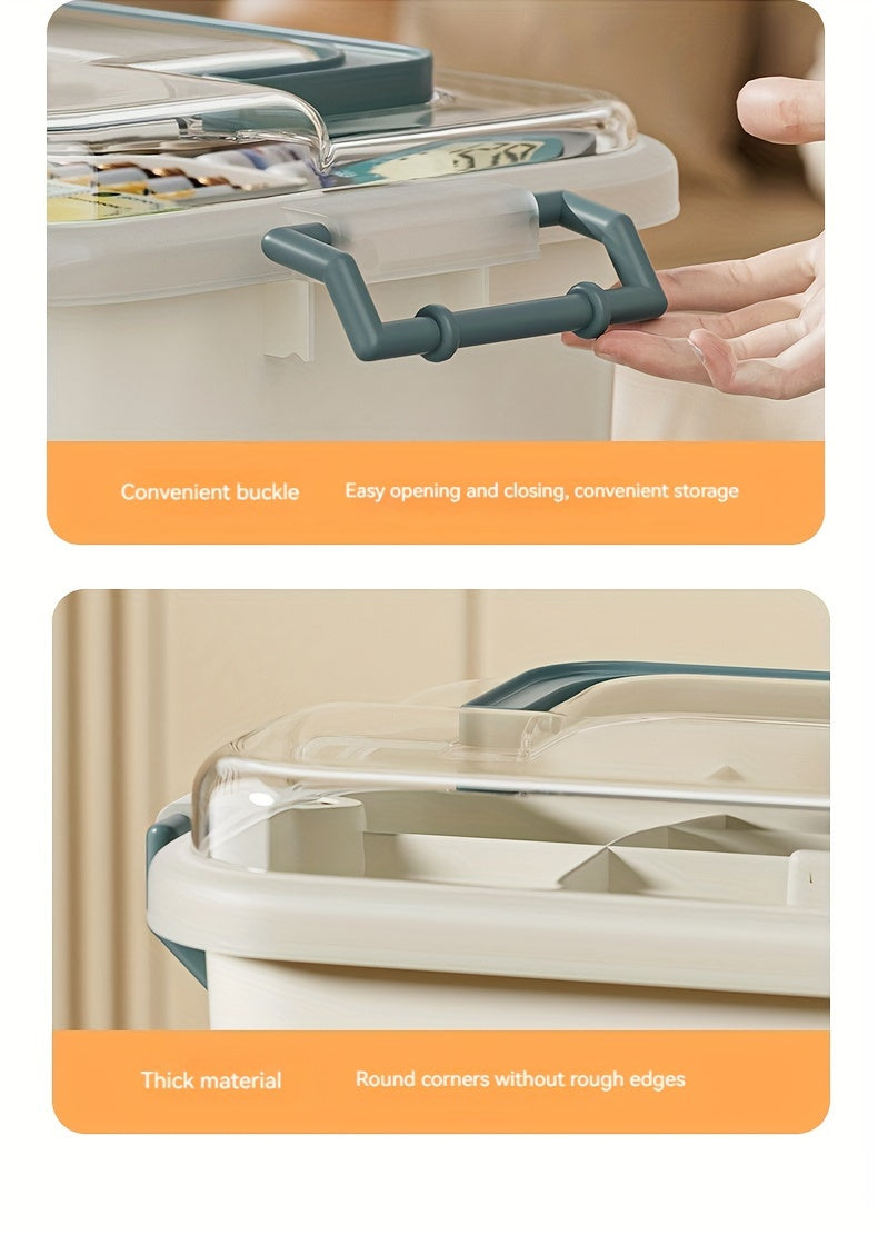 Home Care Medicine Box – Portable Multi-Layer Plastic First Aid and Medicine Organizer