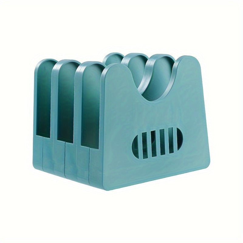 Rust-Proof ABS Kitchen Organizer – Spoon and Utensil Holder with Drainage and Pot Lid Rack