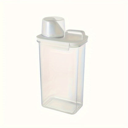 2pcs Large-Capacity Washing Powder Storage Box – Plastic Laundry Detergent & Household Storage Container