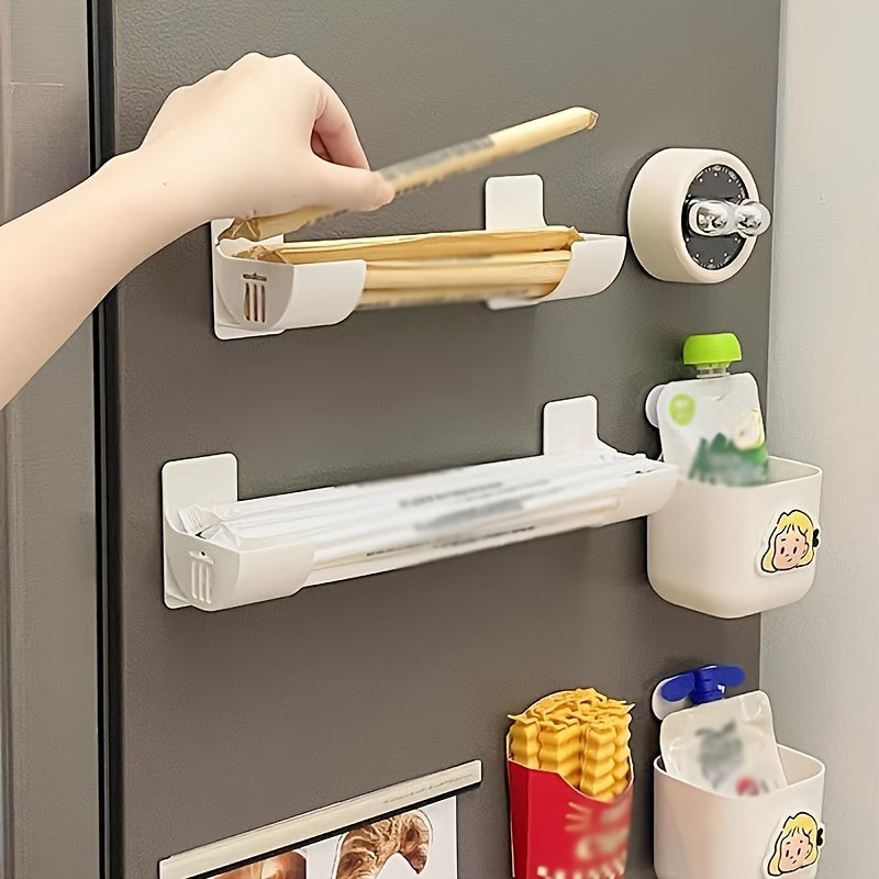 4pcs  Multi-functional Adjustable Self-Adhesive Storage Holder