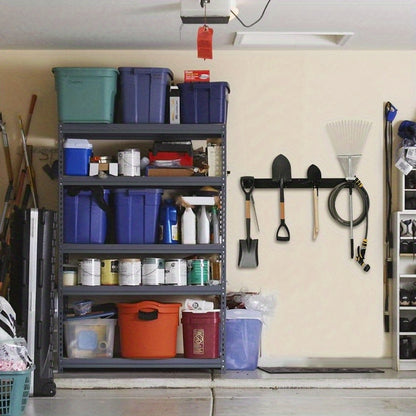 Garage Storage Tool Organizer – Heavy Duty Wall-Mount Rack for Shovels, Rakes & Garden Tools