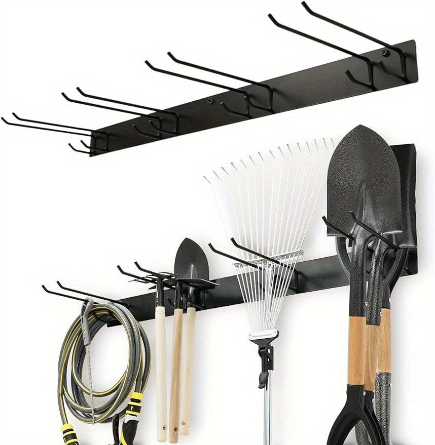 Garage Storage Tool Organizer – Heavy Duty Wall-Mount Rack for Shovels, Rakes & Garden Tools