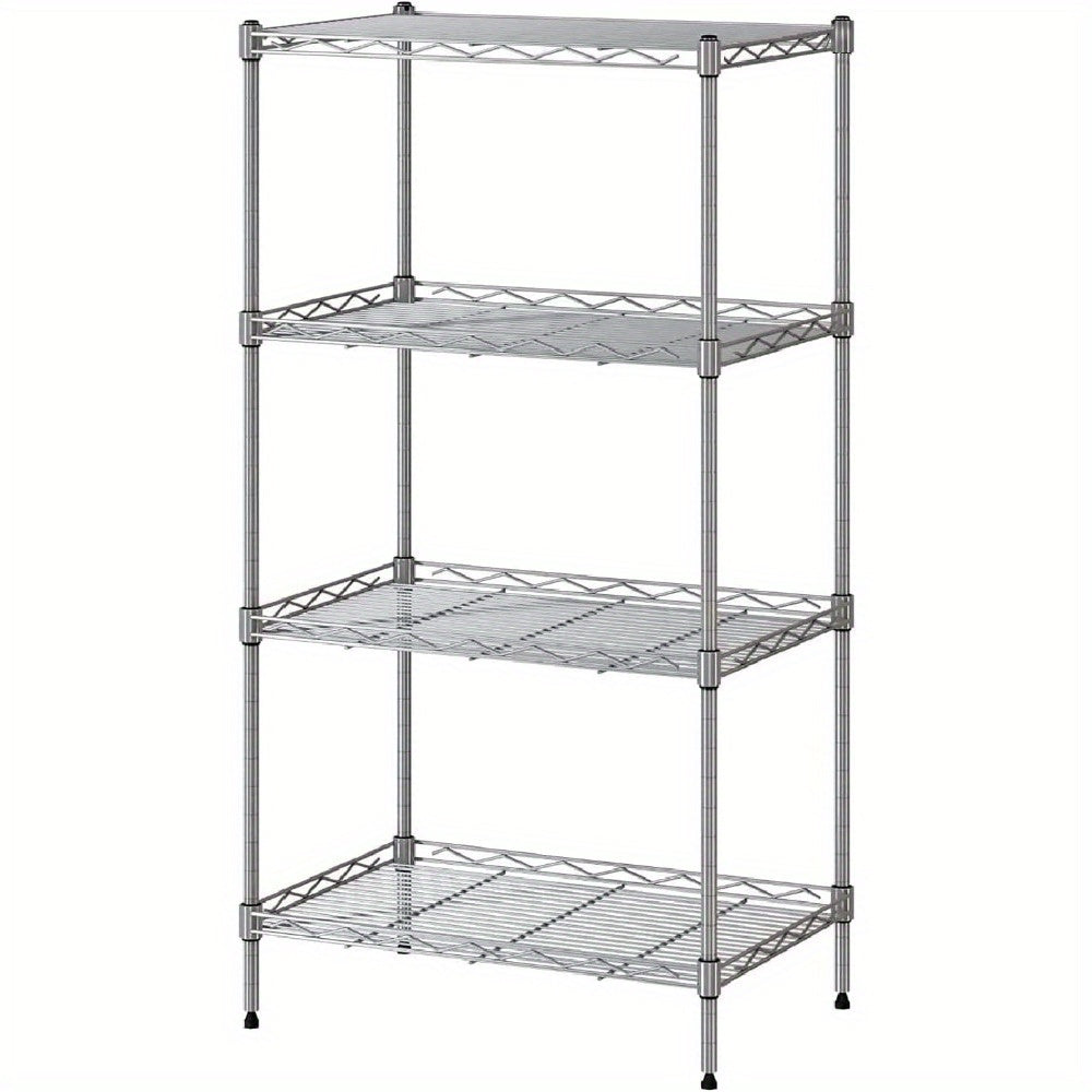 4-Shelf  Heavy Duty Metal Storage Shelving Units 120x56x35cm