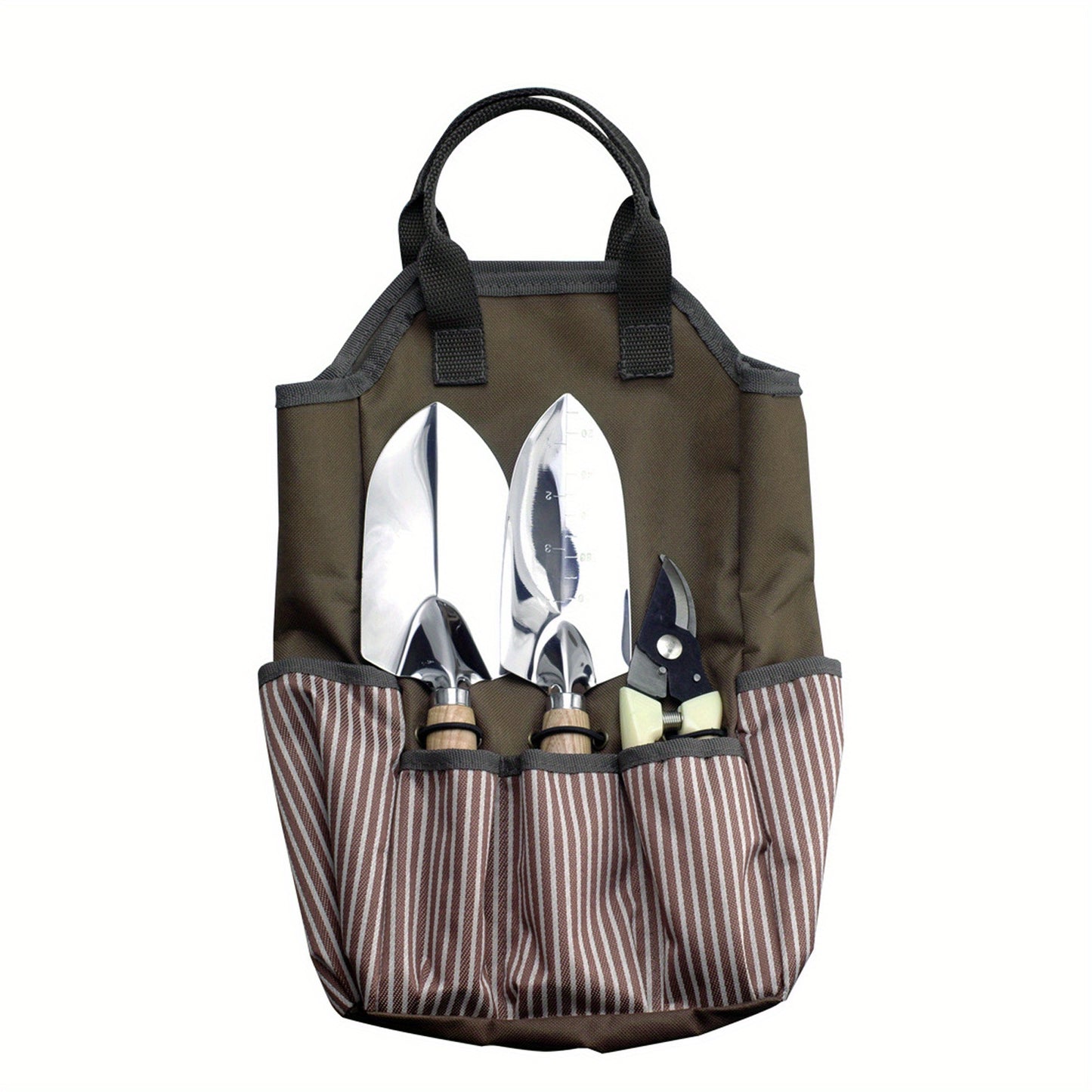 Garden Tool Bag, Oxford Canvas  Tote with Pockets  Multi-Purpose Tool Storage Bag