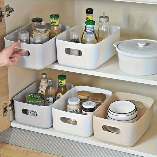 4pcs Storage Baskets with Handles – Durable Multifunctional Home Organizers