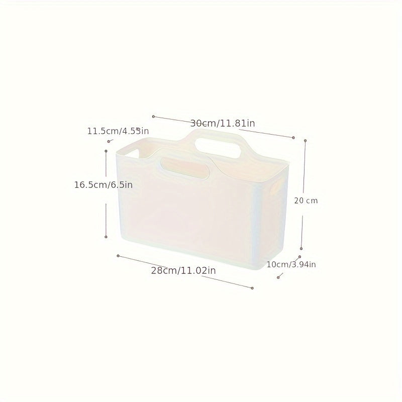 4pcs Cleaning Supplies Storage Baskets – Under Sink & Plastic Organizer for Home, Kitchen, Bathroom & Office