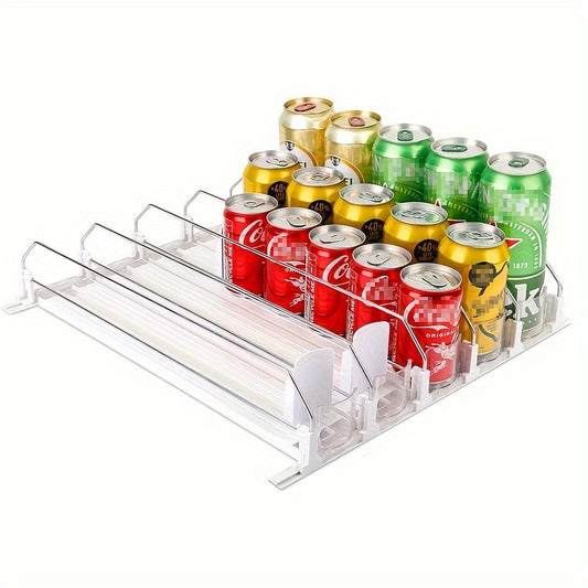 3/4/5-Piece Beverage Pusher Drink Dispenser – Refrigerator Bottle and Can Storage Box