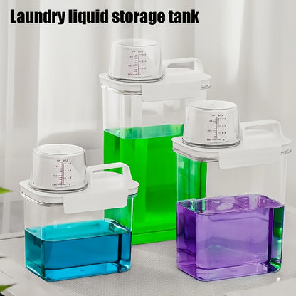 2pcs Large-Capacity Washing Powder Storage Box – Plastic Laundry Detergent & Household Storage Container