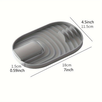 Foldable Pot Lid & Utensil Rack – Kitchen Organizer for Spoons, Spatulas & Cutlery