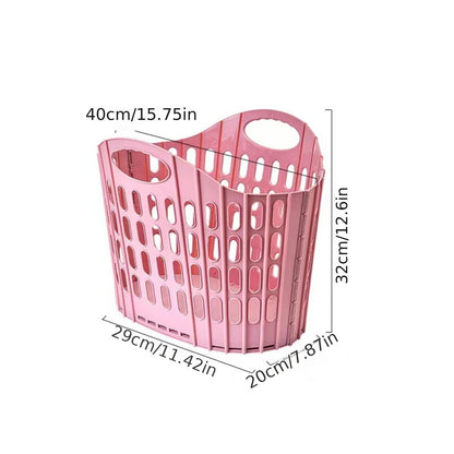 Modern Foldable Laundry Basket – Multi-Compartment Clothes Storage