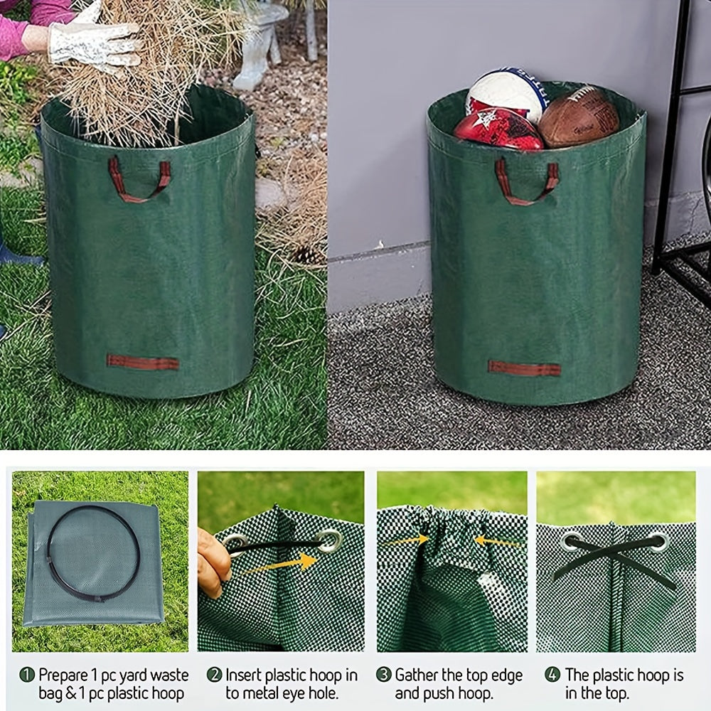 1x   Heavy Duty Reusable Garden Bags, Garden  300LWith Handles