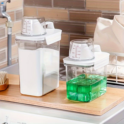 2pcs Large-Capacity Washing Powder Storage Box – Plastic Laundry Detergent & Household Storage Container