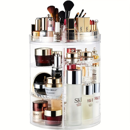 360° Rotating  Adjustable Shelving Makeup Organizer