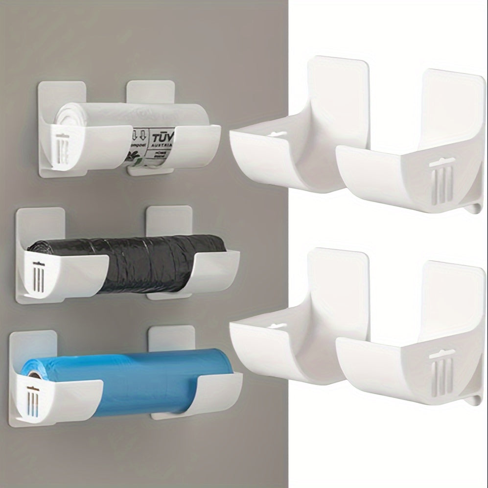 4pcs  Multi-functional Adjustable Self-Adhesive Storage Holder