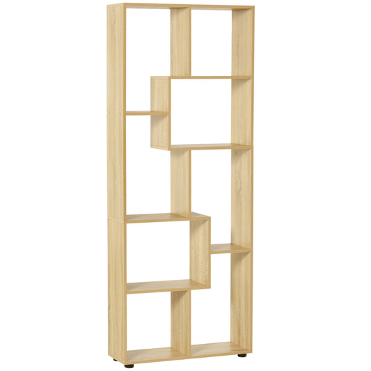 8-Cube Bookcase, Tall Display Shelf, Standing Storage Rack