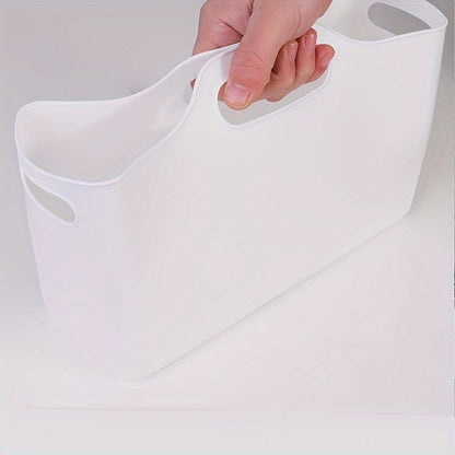 4pcs Cleaning Supplies Storage Baskets – Under Sink & Plastic Organizer for Home, Kitchen, Bathroom & Office