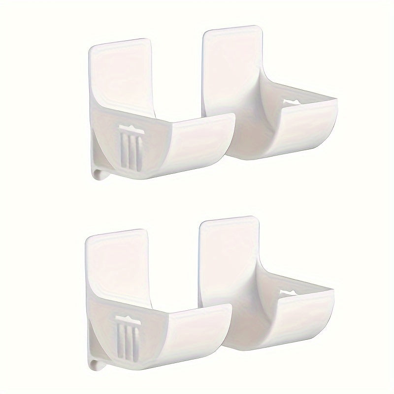 4pcs  Multi-functional Adjustable Self-Adhesive Storage Holder