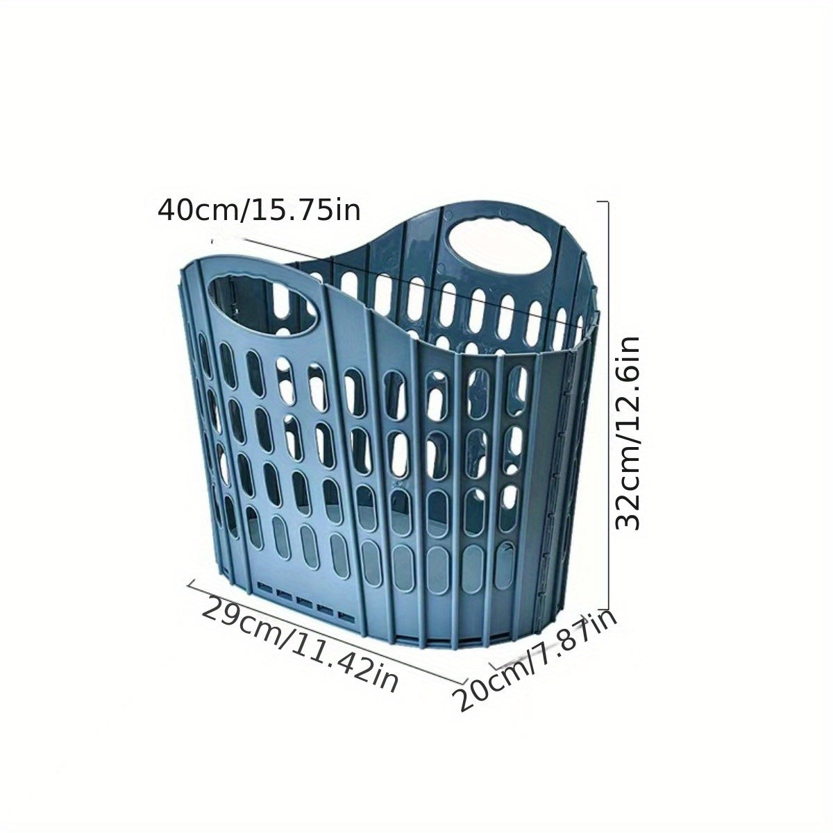 Modern Foldable Laundry Basket – Multi-Compartment Clothes Storage