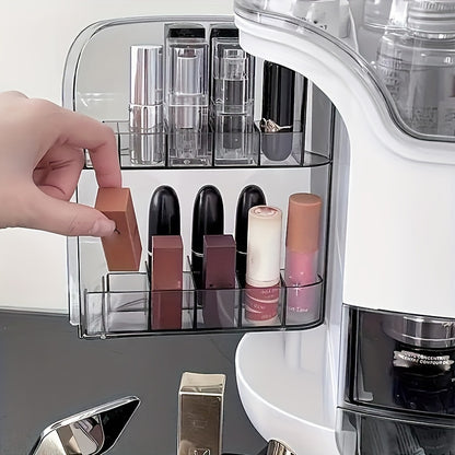 Makeup & Skincare Organizer Case – Large Cosmetic Storage Box for Vanity, Bathroom & Desk