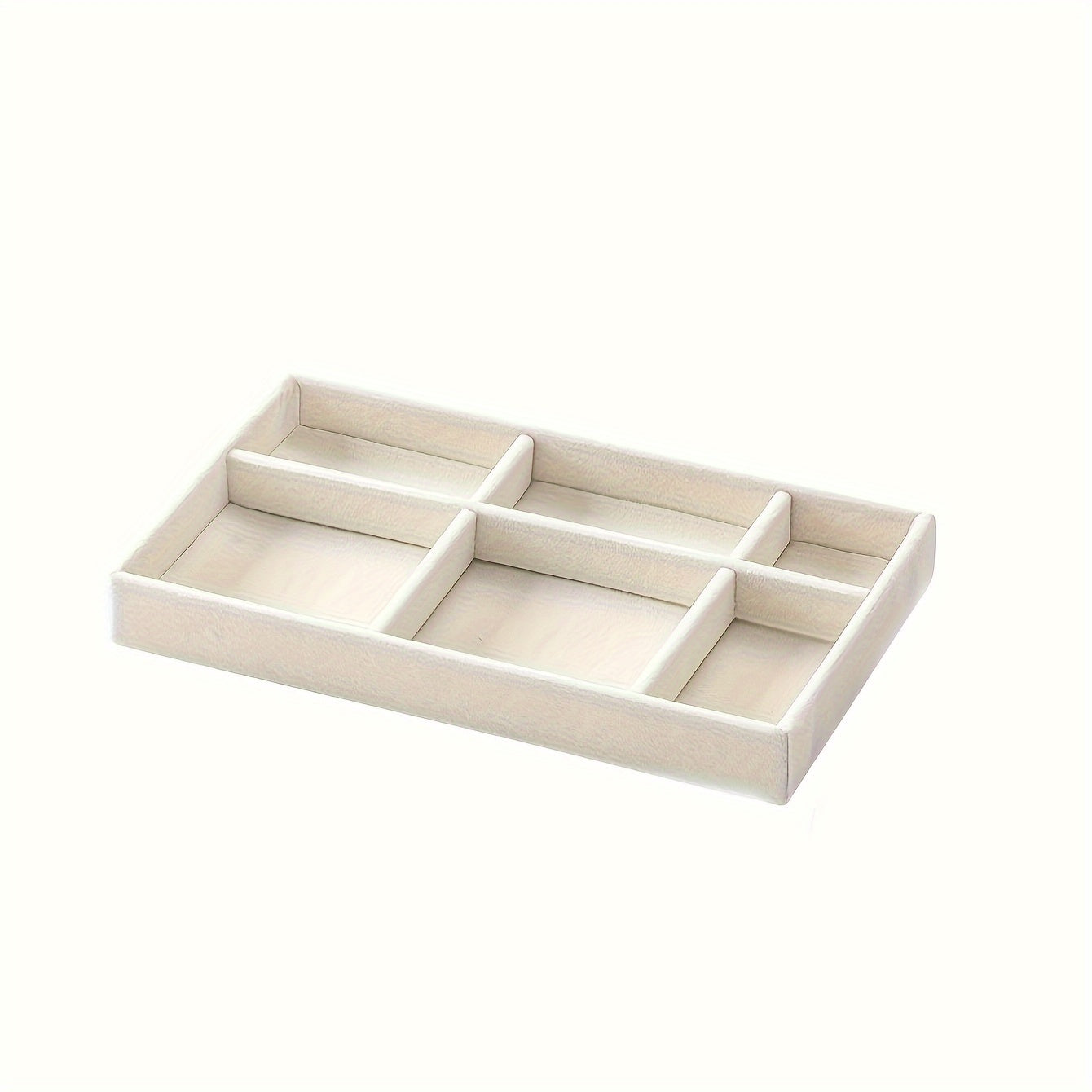 4pcs Velvet Jewelry Storage Rack – Multi-Grid Display Boards for Rings, Earrings & Accessories